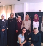 A group of educational supervisors from the Ministry of Education accompanied with trainers from Netherlands visit the Friends of the Blind Association